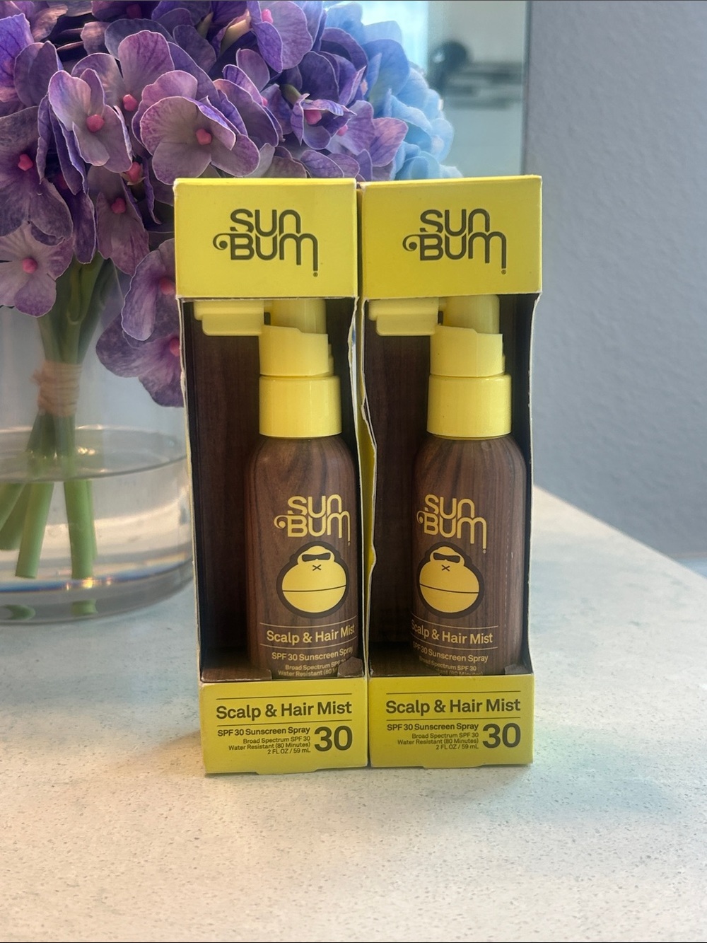 NEW Sun Bum Scalp & Hair Mist SPF 30 - 2-Pack (2 fl oz each) - *Expired 2025*